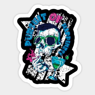 smoking skull Sticker